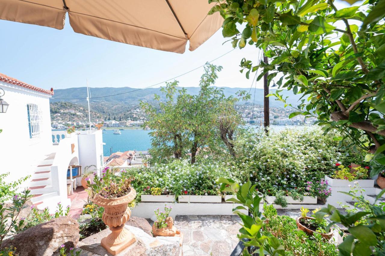 Traditional House Under The Clock Tower With Sweet View Poros Town Buitenkant foto