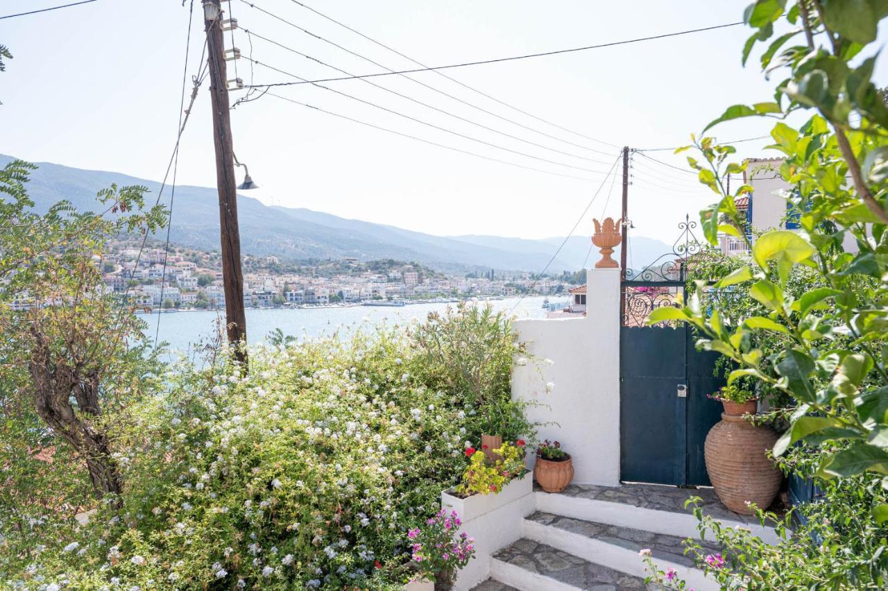 Traditional House Under The Clock Tower With Sweet View Poros Town Buitenkant foto