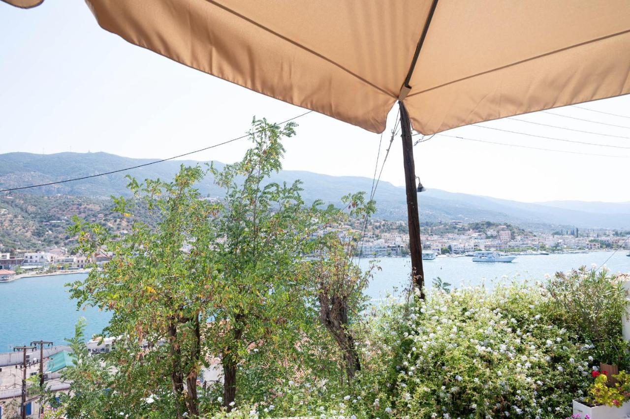 Traditional House Under The Clock Tower With Sweet View Poros Town Buitenkant foto